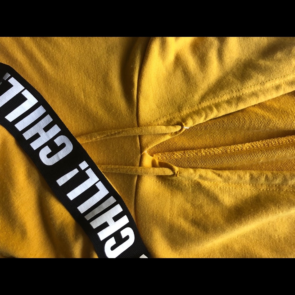 CHILL! Bright Yellow/Mustard Hoodie